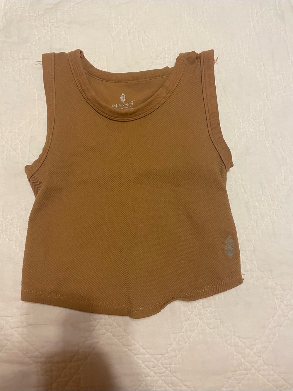 free people movement brown tank top